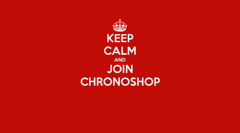 Keep calm and join Chronoshop